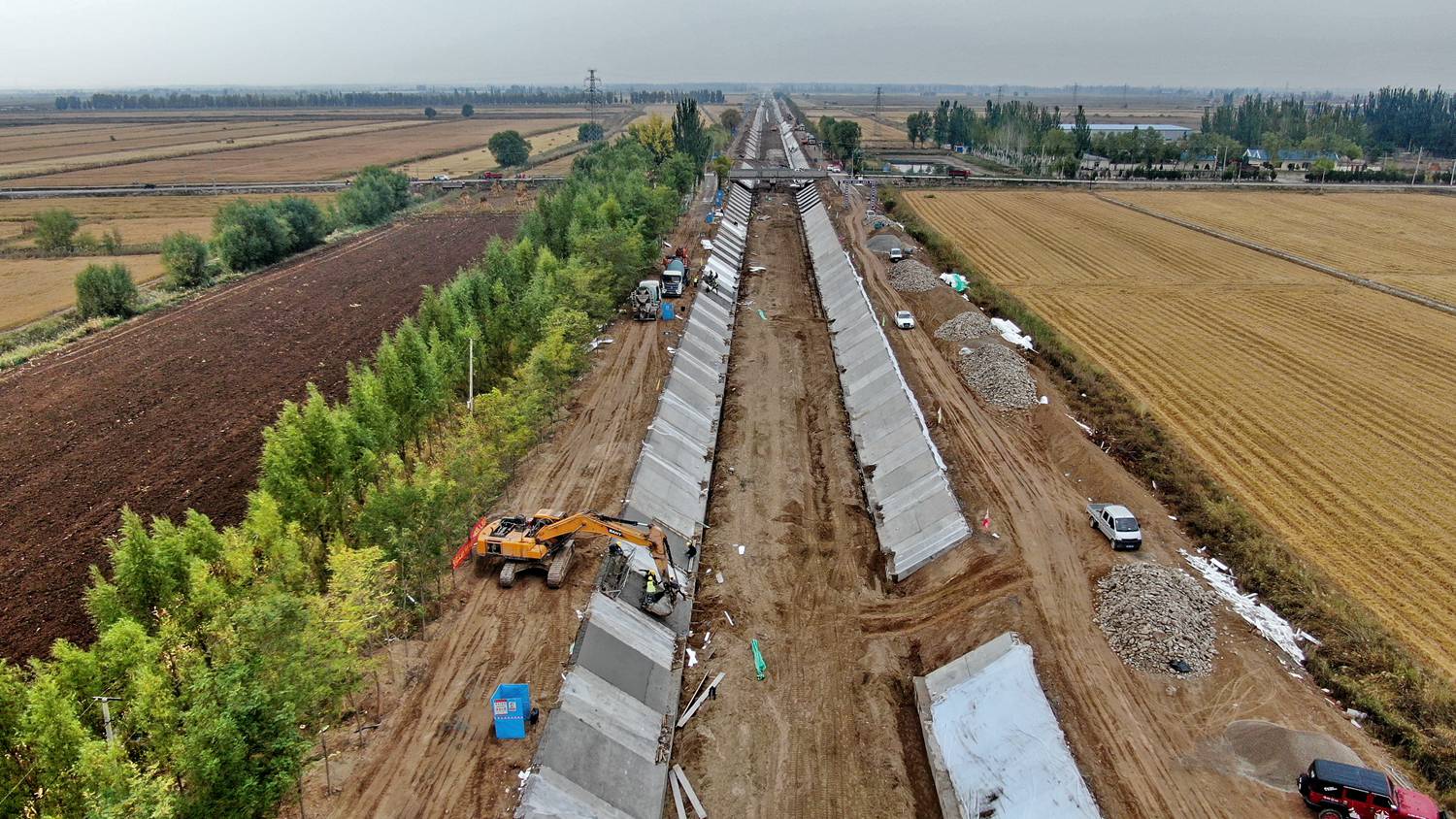 中宁鸣沙五道渠村新植枸杞高标准农田（高效节水）项目